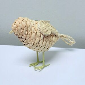 New Target Bullseye Playground Spring Tan Bird Wicker Novelty Weave Figural